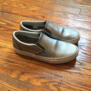 Metallic Slip on Vans